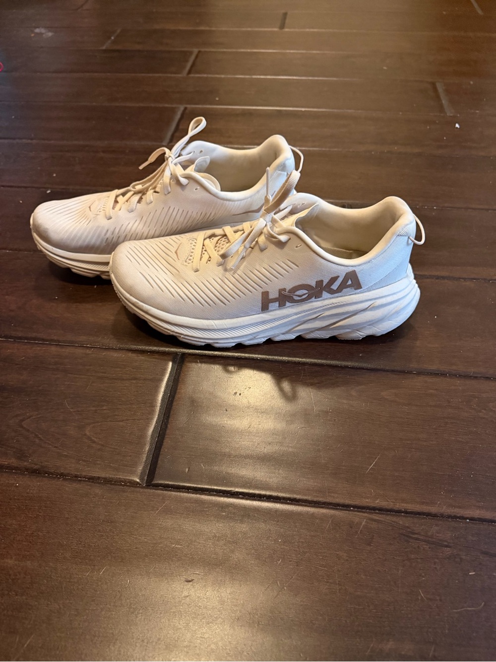 Hoka Women's Athletic Shoes Beige / Cream